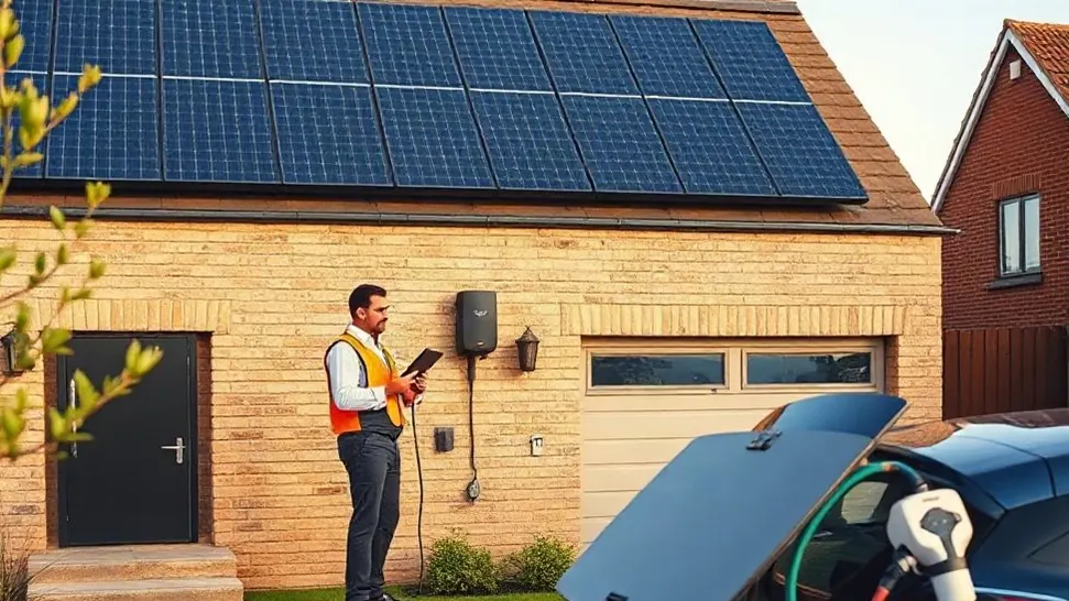 Solar Panels and Battery Storage in Minster